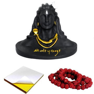 Lord god Mahadev Bholenath Shivji Adiyogi Statue - 3 inch